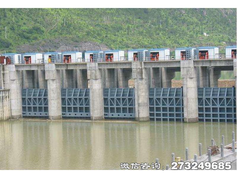 张北拦水大坝闸门