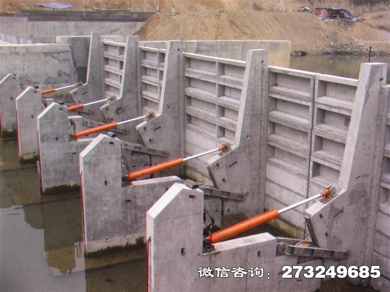 黄陂止水大坝闸门