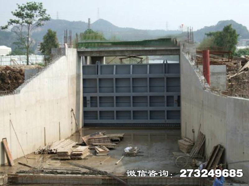 张北水坝止水闸门