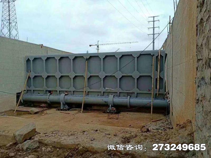 天桥液压翻板水闸门