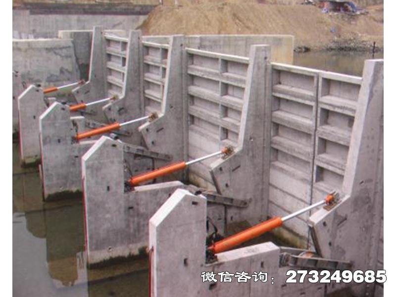 张北水库水电站液压闸门