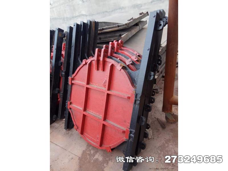 红河州排水铸铁镶铜圆闸门