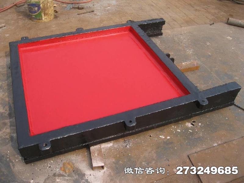 天桥方型铸铁闸门